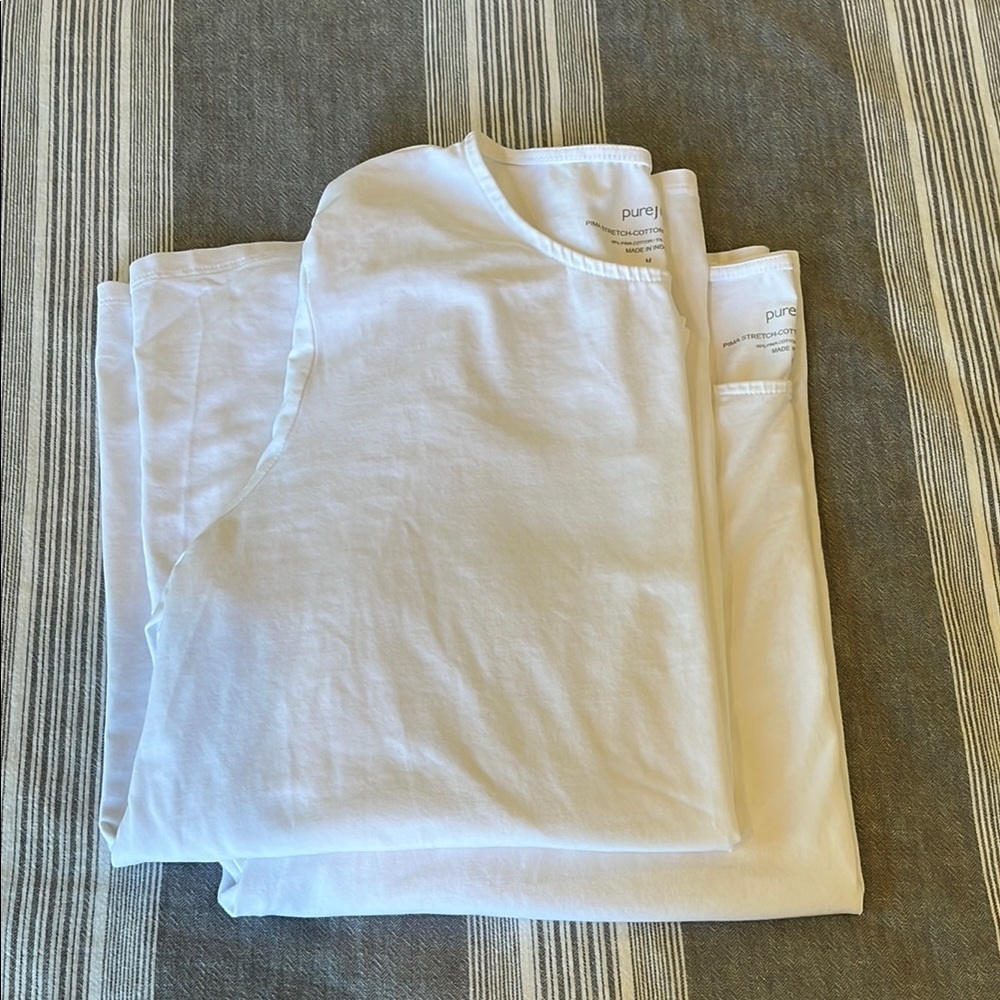 J. Jill White Long Sleeve Top